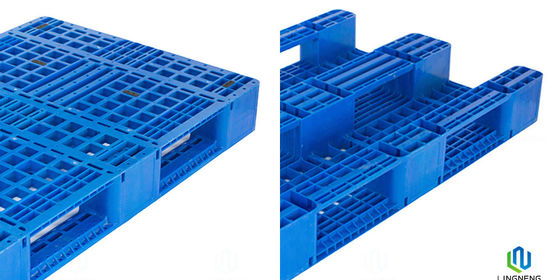 Four Way Entry Lightweight Plastic Pallet 1200 X 800 X 150mm Plastic Stacking Pallets