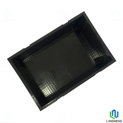 46L Collapsible Storage Box Plastic Collapsible Storage Bins With Lid 600*400*240mm